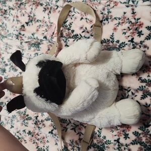 Pug plush backpack